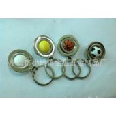 World Cup football key button metal rotary key ring high-end sports small gifts