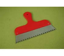 SCRAPER WITH PLASTIC HANDLE-SINGLE COLOR RED TYA066