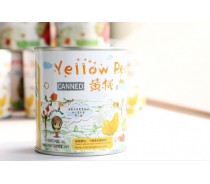 Canned yellow peach