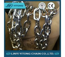 medium galvanized welded link chain