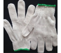 40g cotton knitted working glove with ragular cotton