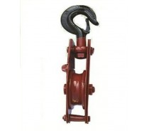 YJ088 7611 PULLEY BLOCK SINGLE WITH HOOK