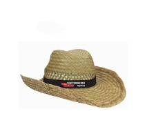 Wide Brim Straw Cowboy Hat for Men