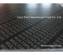 Black Film Faced Plywood with Logo/Black Shuttering Plywood