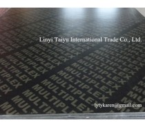 Black Film Faced Plywood with Logo/Black Shuttering Plywood