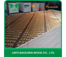 The Middle East market brown film faced plywood