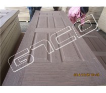 natural wood veneer faced HDF door skin