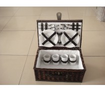 Wicker Picnic Basket for Four Persons (ORCL025)