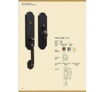 SOLID BRASS HANDLE LOCK W06