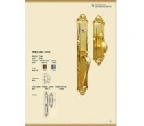 SOLID BRASS HANDLE LOCK W08