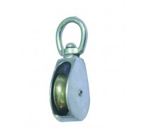 HARDWARE WST036 ZINC SINGLE SHEAVE PULLEY SWIVEL EYE