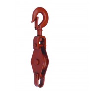 HARDWARE WST071 BRITISH TYPE BLOCK SINGLE SHEAVE WITH HOOK