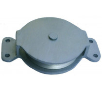 YJ202 GALV IRON PULLEY W/GALV.STEEL HOUSING