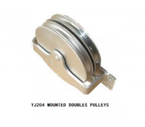 YJ204 MOUNTED DOUBLE PULLEYS