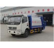 8000L garbage compactor truck-Dongfeng chassis