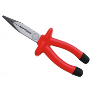 C Long nose pliers with red insulated handle
