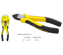 F-type diagonal cutting pliers with dolphin handle