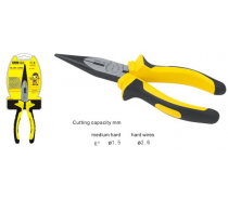 G-type long nose pliers with dolphin handle