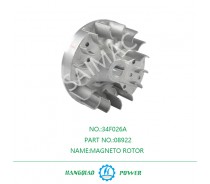 gas engine 1e34f magneto rotor