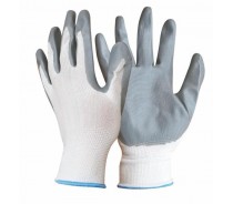 13G polyester liner,nitrile coated working glove for safety