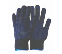 cotton gloves,palm PVC dots, working glove for safety