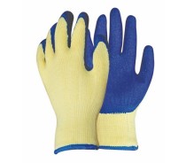 high quality double nitrile/latex palm coated work glove