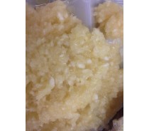 Frozen mashed garlic