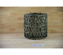 Handmade Bamboo Green Wood Chip lanterns