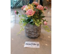 Handmade Bark/Wicker/Wood Chip Flower Baskets