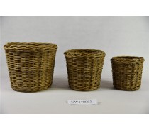 Handmade Wicker Basket (Set of Three)
