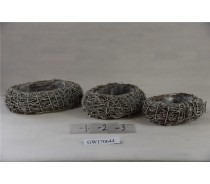 Handmade Natural Branches flower pots & plant containers