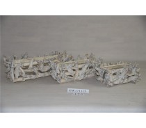 Handmade Natural Branches flower pots & plant containers