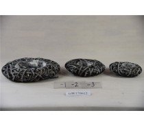 Handmade wood chip flower pots & plant containers