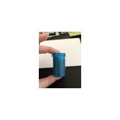 Plastic flip top pill bottle