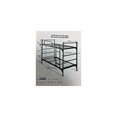 Double stair/layer steel bunk cots