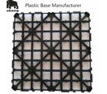 Interlock plastic base for DIY tile factory