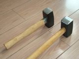 Stoning Hammer with Bleaching Wooden Handle