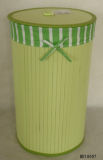 Foldable Bamboo Laundry Basket (BH10007)