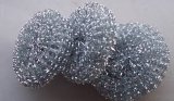 Mesh Pan Scourer Sponge, Galvanized Scourer, Steel Wool
