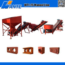 Manual Hydraulic Pressed Clay Interlocking Block Machine (WT1-25)