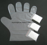 Disposable PE / Folded /HDPE/LDPE Pair Glove