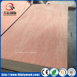 18mm Commercial Poplar Plywood with Bintangor/Okoume Face