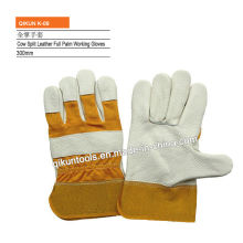 K-09 Full Cow Leather Full Palm Working Gloves