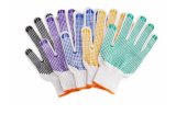 PVC Dotted Cotton Glove (HA-1386)
