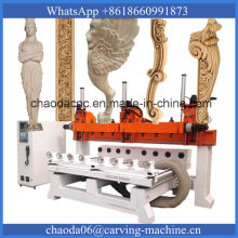 Professional CNC Wood Router for 3D Furniture Sculpture Statue (JCW1325R-8H)