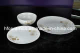 Porcelain Coupe Dinner Sets with Beautiful Decal