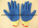 Blue Shell Coated With Latex Gloves