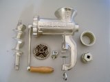 10# Electroplated Tin Meat Mincer With Grinding Dish