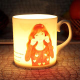 2014 Year Hot Sale 11oz Asia Round Decal Fluorescent Mug/Tea Cup/Coffee Mug