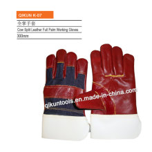 K-07 Full Cow Leather Full Palm Working Gloves